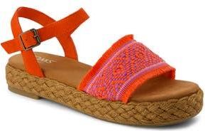 Toms Abby Flatform Espadrille Sandal in Red at Nordstrom Rack, Size 8.5
