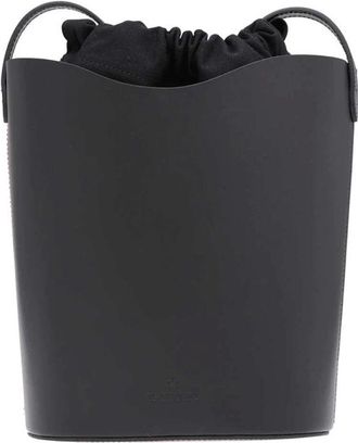 IL BISONTE Tassen, Dames, Zwart, ONE Size, Leer, Stijlvolle leren schoudertas