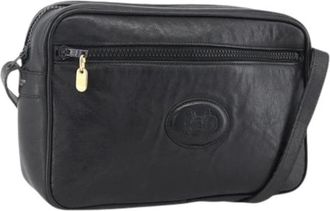 Celine Pre-owned Vintage Cross Body Bag - Dames - Vintage Schoudertas - Zwart - ONE Size - Leer - Vintage
