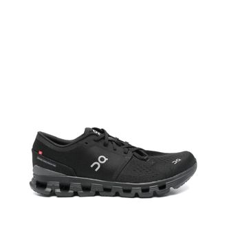 On Running Zwarte Gebreide Sneakers met Speedboard Plate - Heren - Hardloopschoenen - Zwart - 44 EU - Fitness