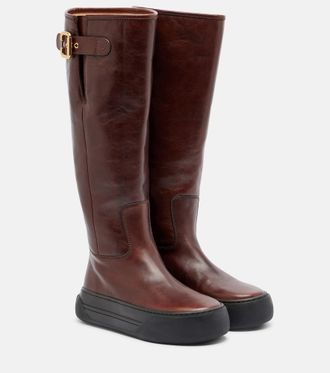 Chlo&eacute; Chlo&eacute; Delia leather knee-high boots