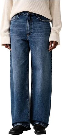 Patrizia Pepe Jeans Wide Leg - - Jeans - Donna - Blu - W30