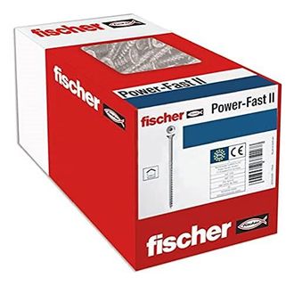 Fischer 500x Power-fast Ii Fpf Ii Ctp 4 X 50 Mm Bc Testa Svasata Con Impronta Tx20 Parzialmente Filettata Zincata Blu Passivato - 670174