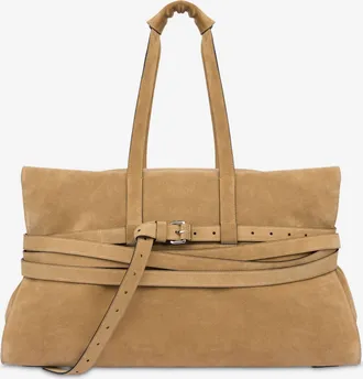 Moschino Moschino Tie Me Boston bag - Beige