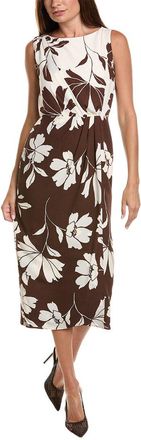 Anne Klein Draped Midi Dress