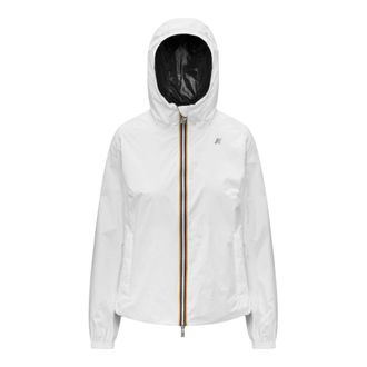 K-Way K-Way, Light Jackets, female, White, Size: XL Lil Reversible Jacket