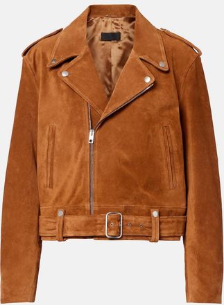 Nili Lotan Evel suede biker jacket