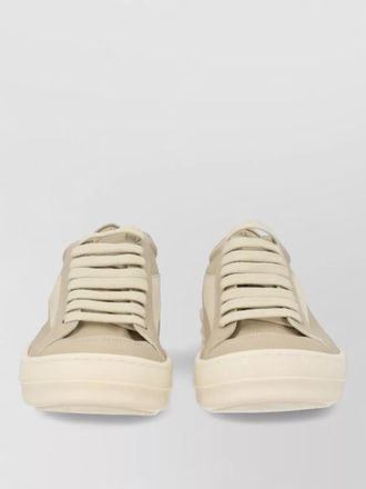 Rick Owens archive low top panel sneaker rubber sole