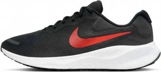 Nike Mens Revolution 7 Sneakers In Black/ White/ University Red