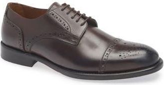 Nordstrom Italian Collection Sorrento Cap Toe Derby in Brown Hickory Leather at Nordstrom Rack, Size 11