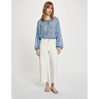 Morgan Bedrukte blouse met V-hals
