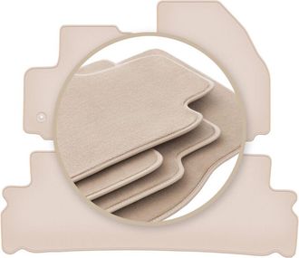 OEM Alfombrillas Beige Premium Para Ford Galaxy Mk2 Monovolumen 2012-2015