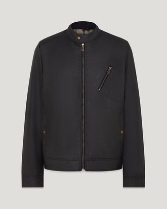 Belstaff Sideline Jacket Mens Waxed Cotton Dark Navy Size XL