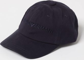 Emporio Armani Cappello Emporio Armani in cotone con logo ricamato