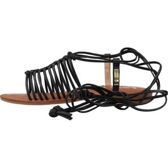 Les Tropeziennes Stijlvolle platte sandalen voor vrouwen - Dames - Sandalen - Zwart - 36 EU - Schoenen