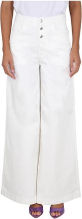 Department Five Yoko Pantalone Extraflare - Dames - Wijde Broeken - Wit - W28 - Katoen - Broeken