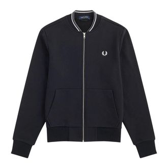 Fred Perry Heren, Sweatshirts & Hoodies, Zwart, Maat: XL Katoen
