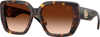 Burberry Be 4471 Zonnebrillen - Dames - Zonnebrillen - Bruin - 54 MM - Accessoires
