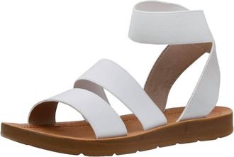 Cushionaire Womens Indego Stretch Sandal In White