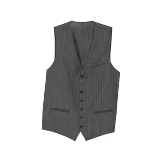 Reveres 1949 Pinstripe-pattern Buckle-strap Gilet