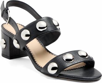 Cinq &agrave; Sept Womens Gemma Studded Sandals In Black