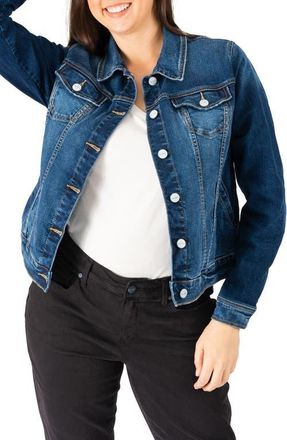 Slink Jeans Denim Trucker Jacket in Skylar at Nordstrom, Size 1X