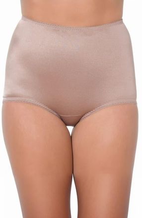 Rago Light Shaping Tummy Control Panty in Mocha at Nordstrom, Size 36