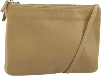 Celine Pre-owned Cross Body Bags, female, Beige, Size: ONE SIZE Pre-owned Vintage Shoulder Bag
