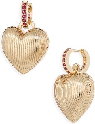 Roxanne Assoulin Mini Florentine Heart Earrings in Gold at Nordstrom