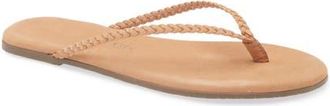 Tkees Lily Braid Flip Flop in Pout at Nordstrom, Size 10