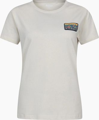 Mountain Warehouse Womens Mountain Warehouse Womens/Ladies Inverness Relaxed Fit Short-Sleeved T-Shirt - Cream - Size: 16