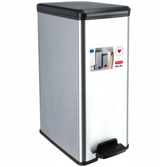 Curver Cubo De Basura Curver Metal Con Pedal 40 L