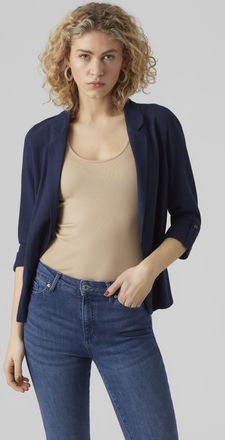 Vero Moda VMJESMILO 3/4 LOOSE BLAZER WVN NOOS mit Leinen