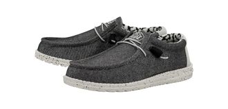 Hey Dude Mens Wally Stretch Loafer - Opal Black