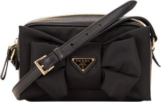 Prada Cross Body Bags, female, Black, Size: ONE SIZE Shoulder Bag