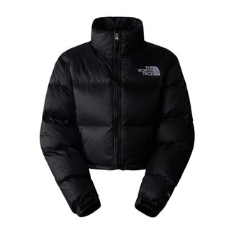 The North Face Korte Nuptse Pufferjas - Dames - Winterjassen - Zwart - L - Jassen