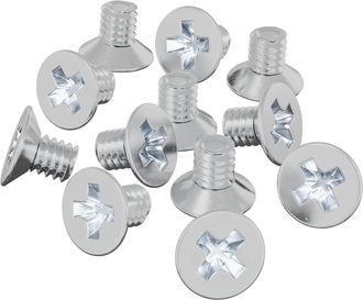 vidaXL Tornillos De Cabeza Avellanada 32727 Uds. Plateado Hierro Vidaxl