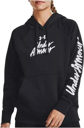 Under Armour Sudadera con Capucha y Gr&aacute;fico Rival Fleece - Sweatshirts & Hoodies - Mujer - Negro - XS