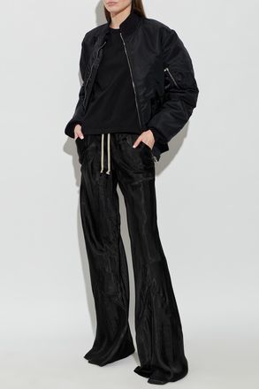 Rick Owens T-shirt With A Round Neckline, Womens, Black