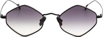 Eyepetizer Canar geometric-frame sunglasses - Black