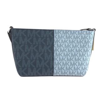 Michael Kors Pre-owned Cross Body Bags, female, Blue, Size: ONE SIZE Pre-owned Plastic Shoulder Bag