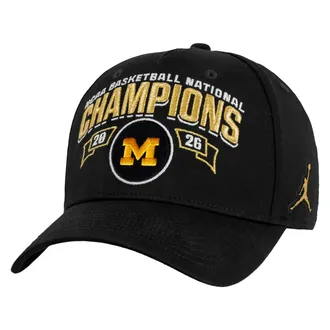 Nike Jordan Mens Michigan (Team) Jordan College Rise Cap in Black | C16038H466FFMI-BLK