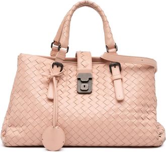 Bottega Veneta Pre-owned Bottega Veneta Small Nappa Intrecciato Roma Satchel Ladies B03723536B