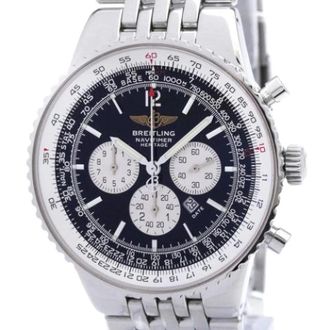 Breitling Pre-owned Navitimer A35340 Polshorloge - Heren - Pre-owned - Zwart - Maat: ONE Size