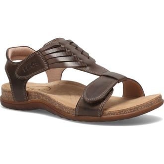Taos Wonderful Ankle Strap Sandal in Mocha at Nordstrom, Size 11