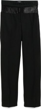 Jordan Luca mesh tailored trousers - Black
