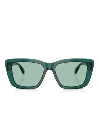 Emporio Armani Occhiali da sole squadrati - Verde