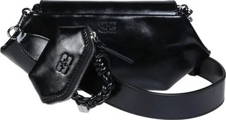 Ganni Bou East/West Box - - Bags - Donna - Nero - ONE SIZE