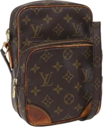 Louis Vuitton Pre-owned Cross Body Bags, female, Brown, Size: ONE SIZE Pre-owned Vintage Monogram Shoulder Bag
