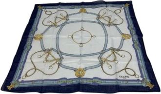 Celine Pre-owned Scarves, female, Multicolor, Size: ONE SIZE Pre-owned Vintage Scarf